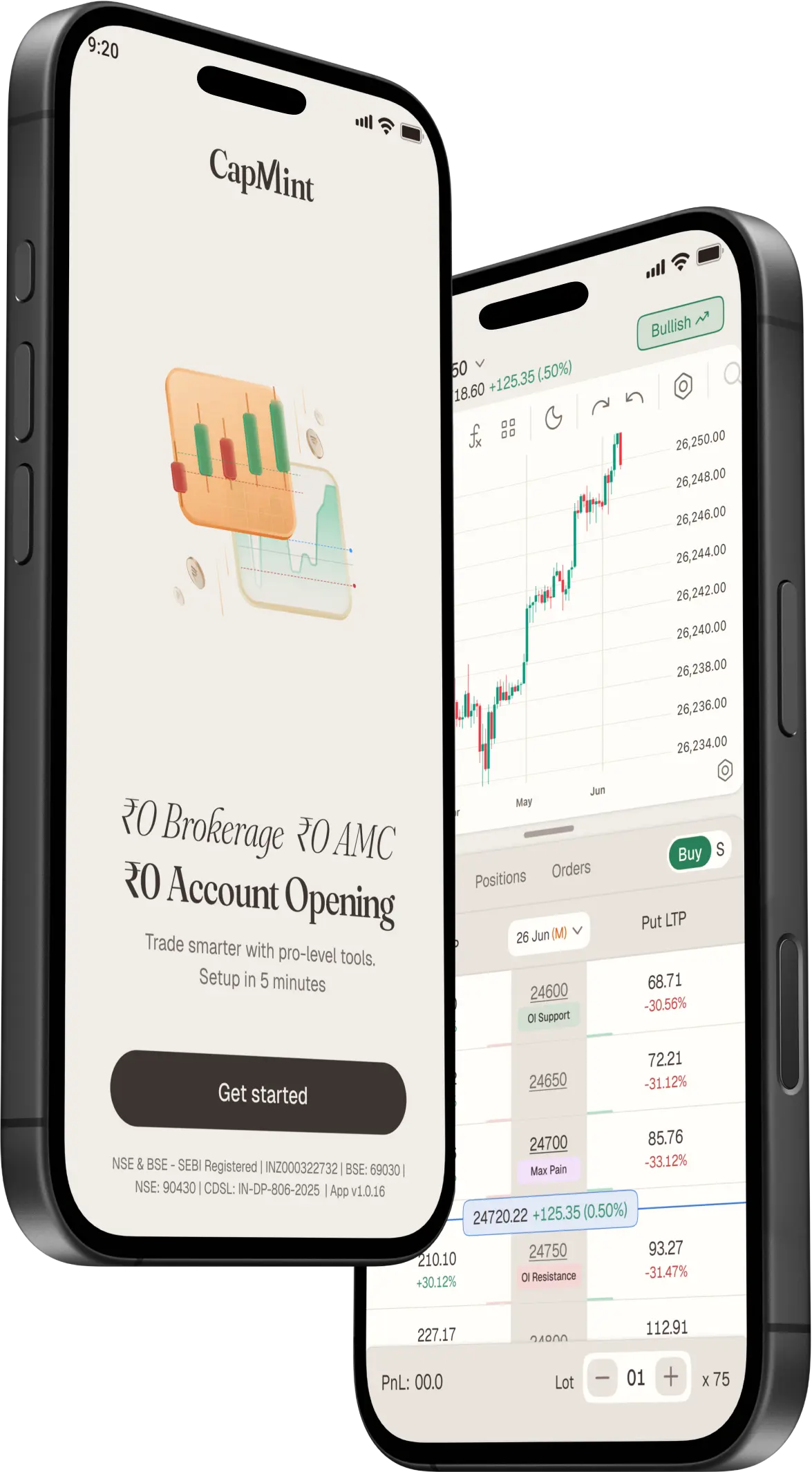 CapMint app preview