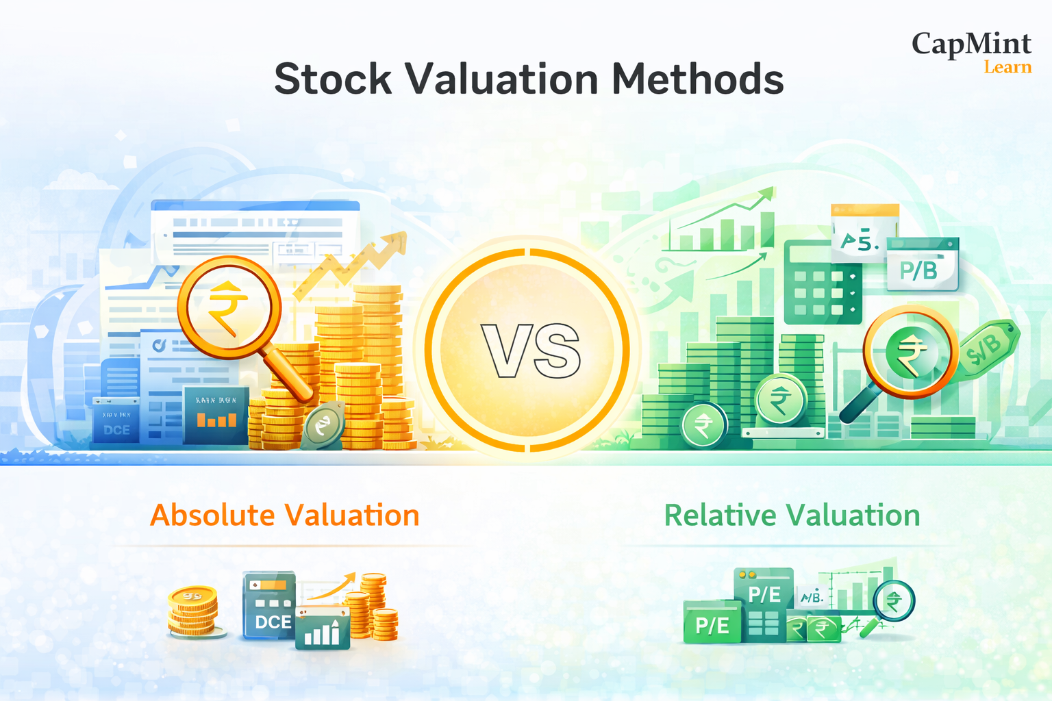 Valuation of Stocks - Absolute vs Relative