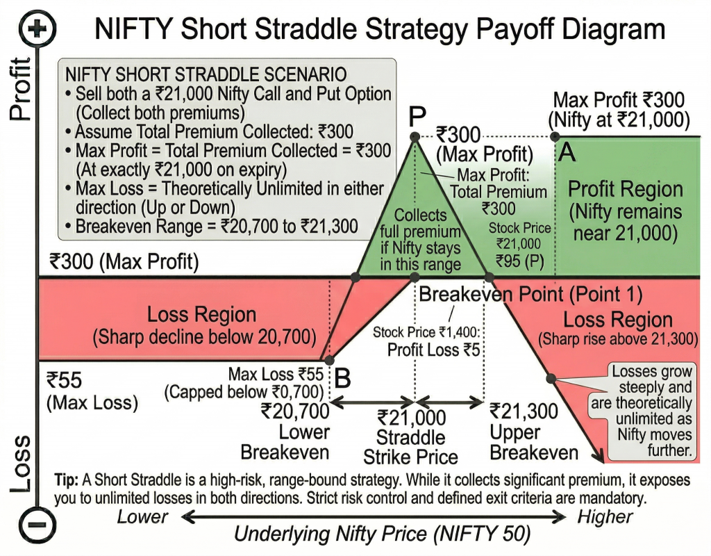 Short Straddle Example