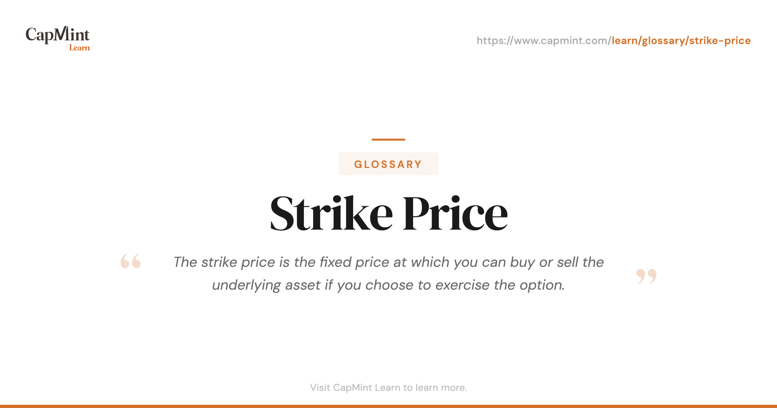 Strike Price in Options Example for Nifty