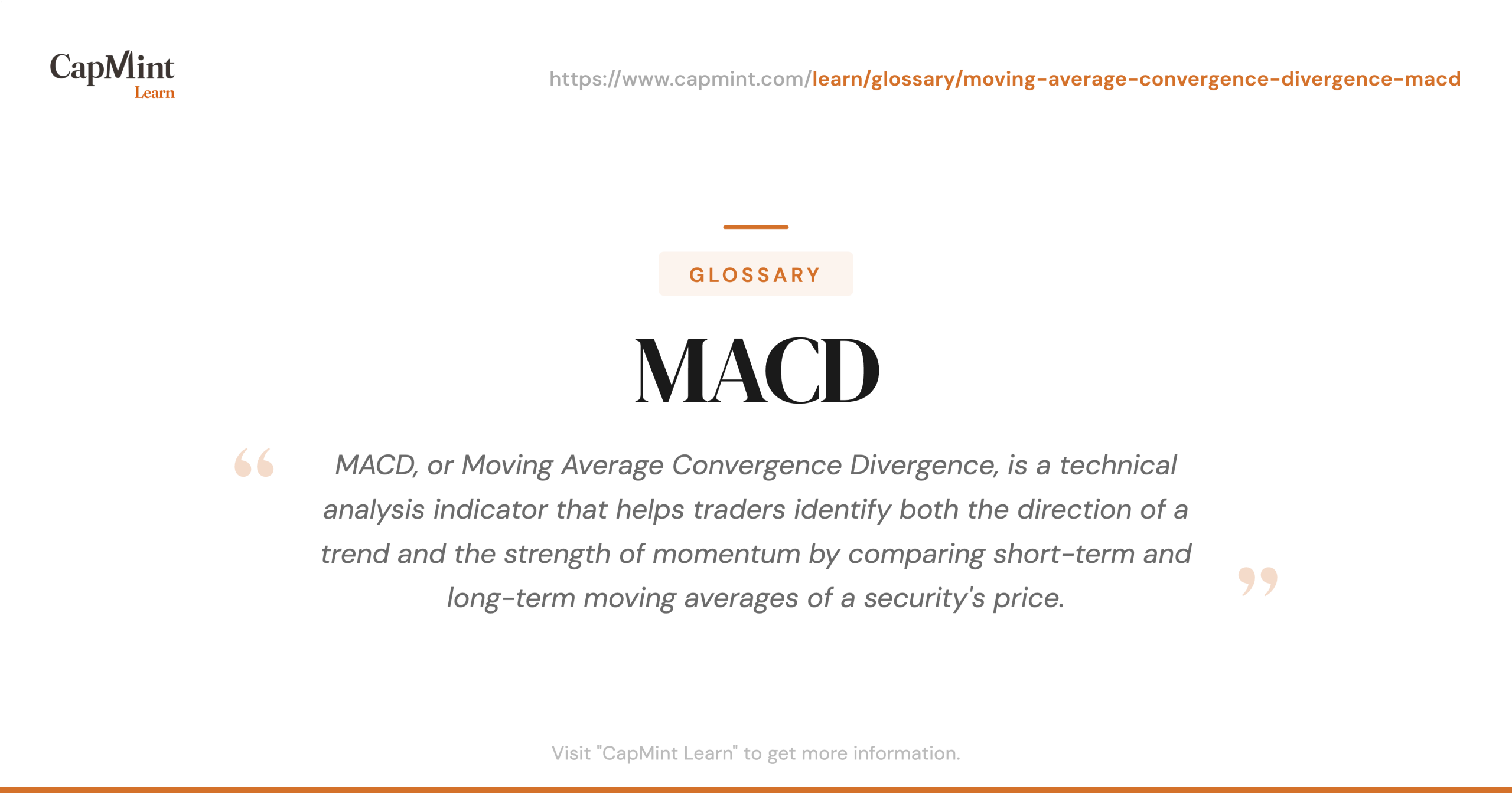 MACD Definition