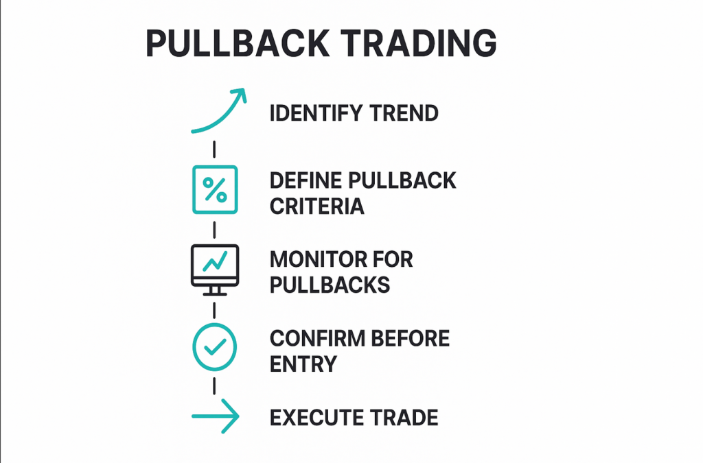 Steps in Pullback Trading