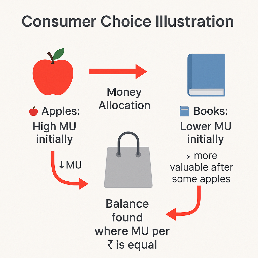 Graphical and pictorial tools of consumer choice illustration